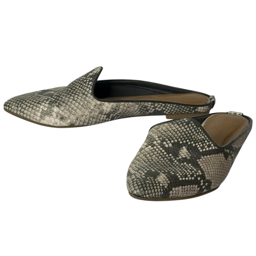 Universal Thread Faux Snake Skin Slip On‎ Flats Shoes Women's 8.5